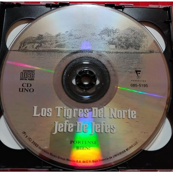 Los Tigres Del Norte Jefe De Jefes NM CD 2003 - Picture 4 of 5